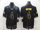 Nike Texans 4 Deshaun Watson Black Gold 2020 Salute To Service Limited Jersey Dzhi,baseball caps,new era cap wholesale,wholesale hats
